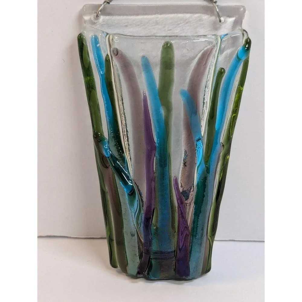 Tiny Glass Hanging Bud Vase‎